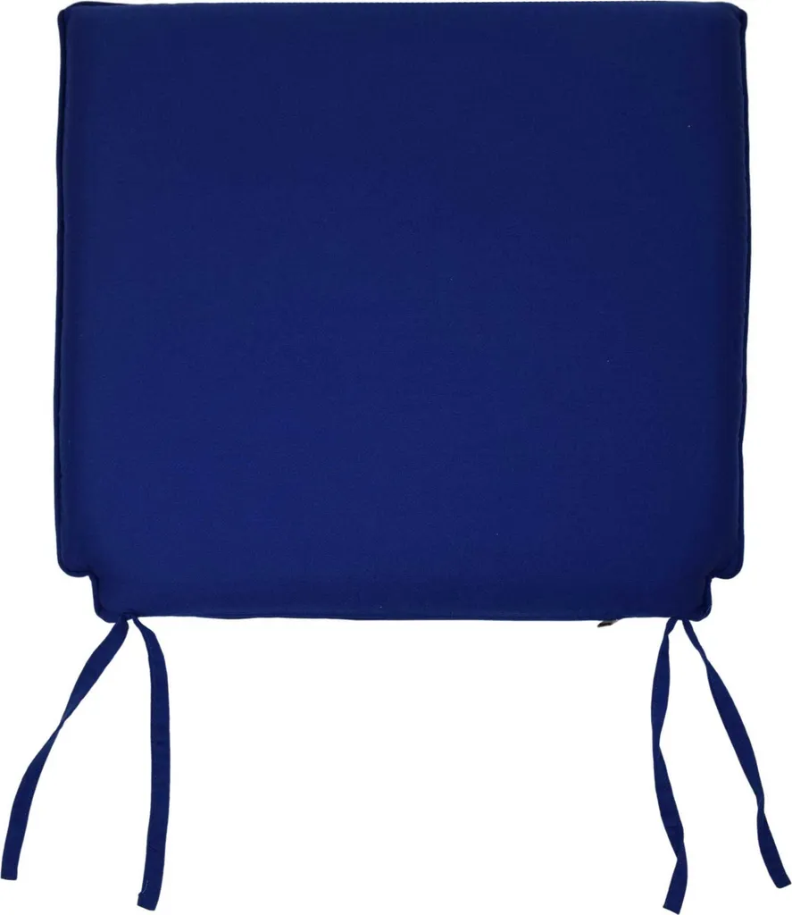 Coussin d'Assise Bleu pour Chaise de Jardin : Adieu les Sièges Durs