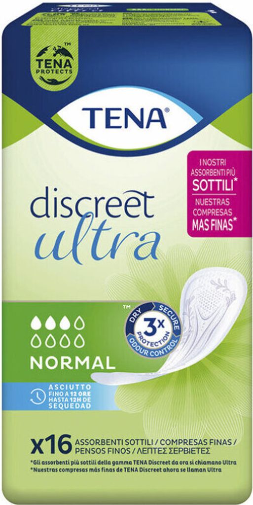 DISCREET ULTRA normální inkontinenční vložka 16 u Obrázek produktu 