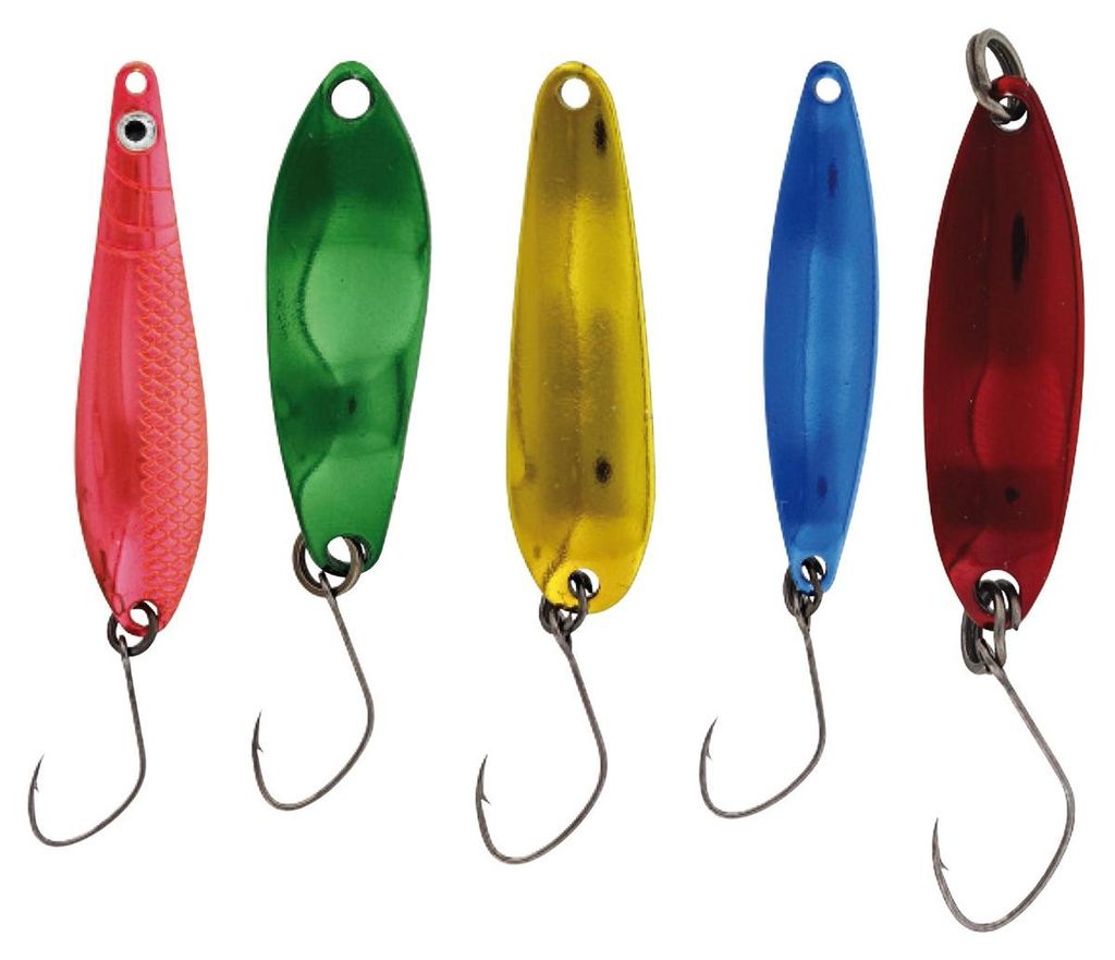 Kinetic Multipack Spoon 6 2.5-3.8G Mix - 5 Forellenköder im Set