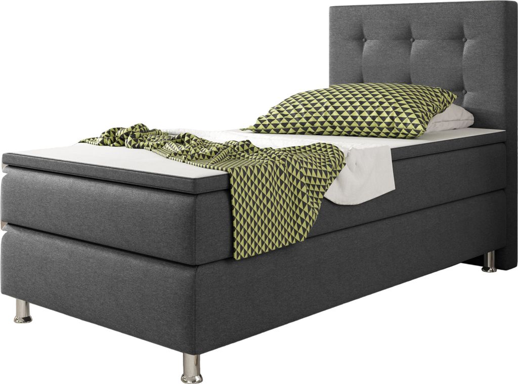 Inter Handels Boxspringbett Köln 90x200 | Boxspringbett mit Produktbild 