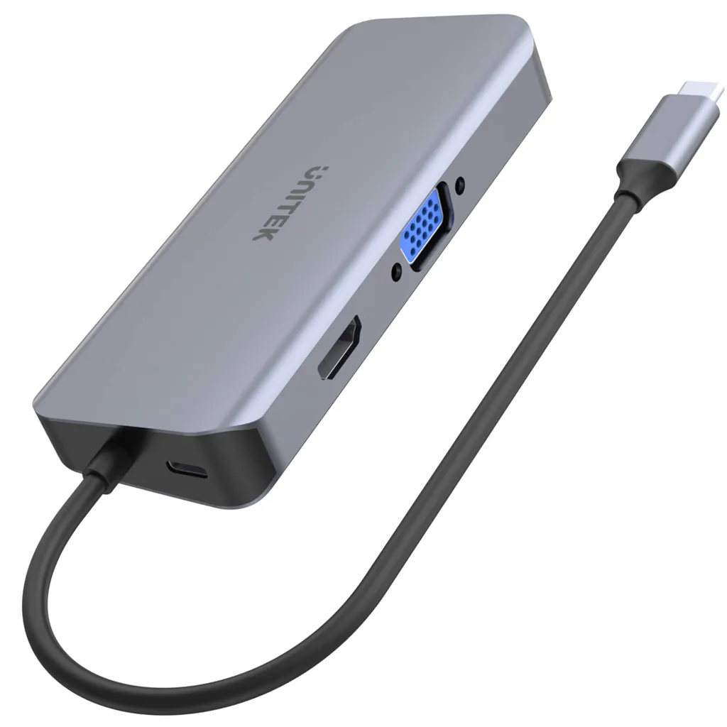 Soluzione Docking Unitek D1026B per Professionisti | VGA & HDMI - 4