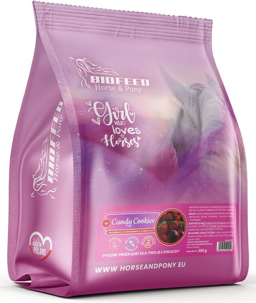 Pferdesnack Knusprig Mit Rote-Bete-Saft, Himbeere Und Erdbeere Für Ponys
