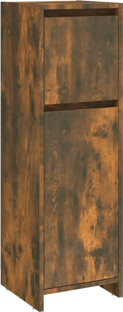 vidaXL Kúpeľňová skrinka Smoked Oak 30x30x95 cm Materiál Obrázok produktu 