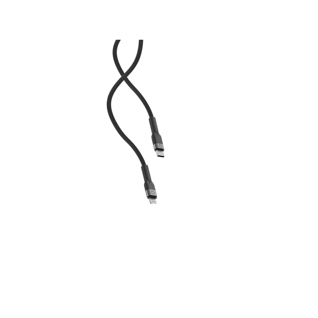 Câble tressé USB-C Lightning LINQ 2m MFi Gris - Charge rapide Apple Pro