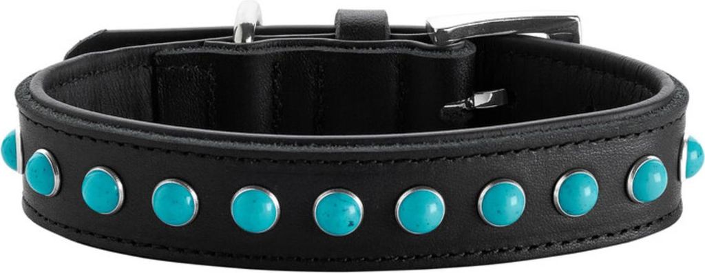 Hunter Halsband Modica schwarz, Größe:40 cm