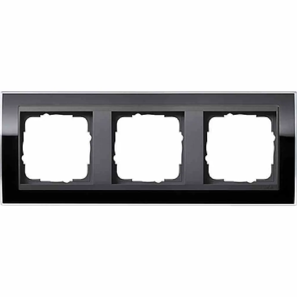 GIRA 0213738 Plaque de Finition Noire pour Interrupteur - Série Esprit