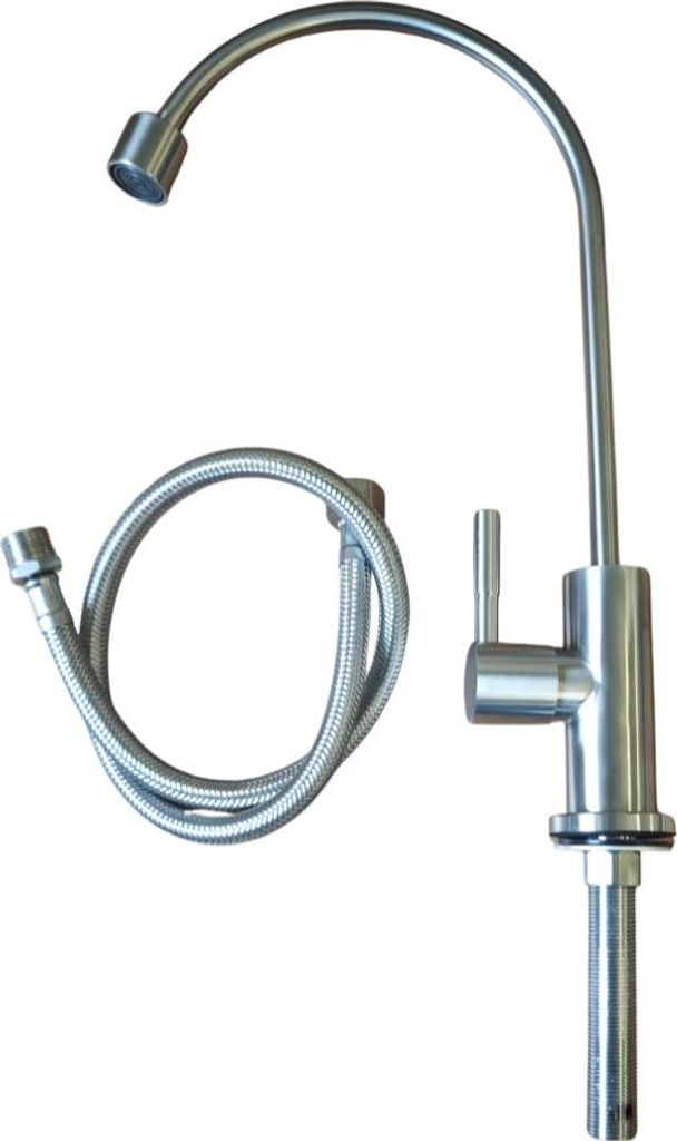 Kaltwasserhahn Edelstahl INOX mit Strahlregler Produktbild 