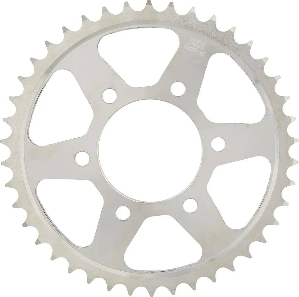 Couronne arrière moto RK 530 de 48 dents en acier robuste