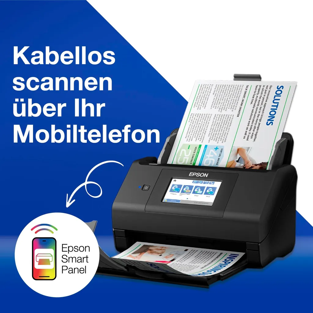 Scanner de documents Epson WorkForce ES-580W pour numérisation rapide - 7