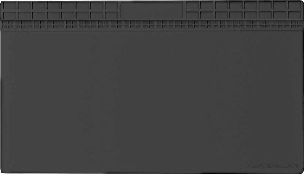 Silikon-Arbeitsmatte, hitzebeständiges Reparaturpad für elektronische Telefone, Laptops und Uhren, Organisationspads mit mehreren Steckplätzen, ...