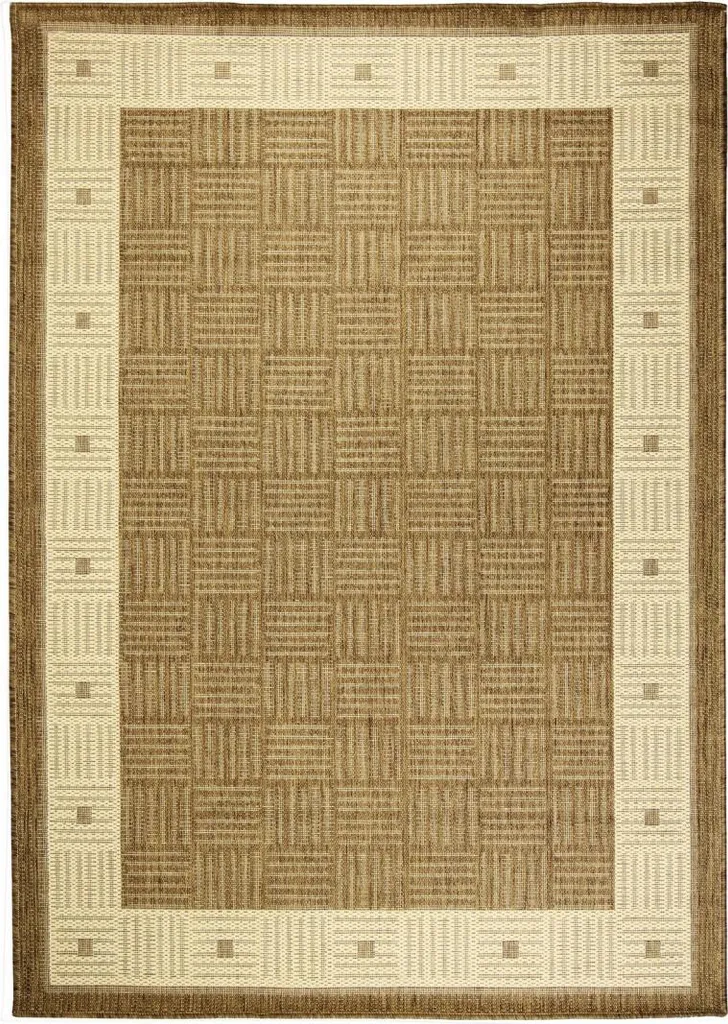 Grand tapis de salon et terrasse effet sisal 160x230 cm SISALO DAWN 879