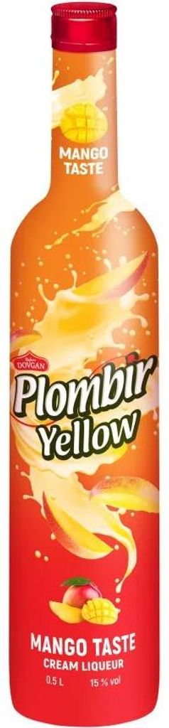 Plombir Yellow Mango Sahnelikör 15% vol. 500ml Produktbild 