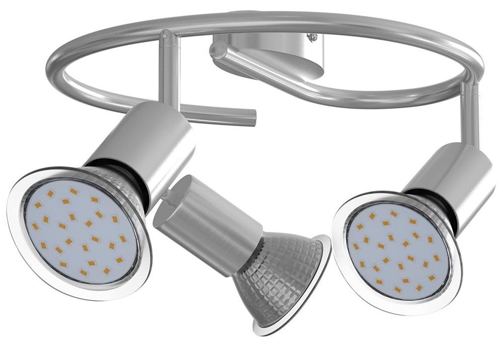 Monzana Lampada da Soffito LED 3 Luci Rotonde 9 Watt Immagine del prodotto 
