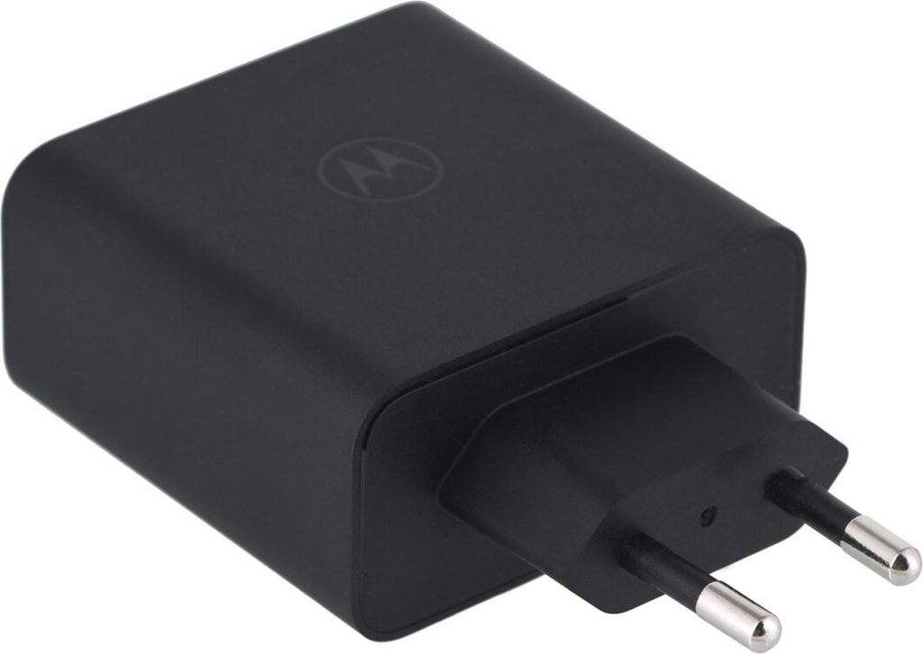 Motorola Wall Charger TurboPower 125W GaN USB A w 1m USB C Black SJMC1252