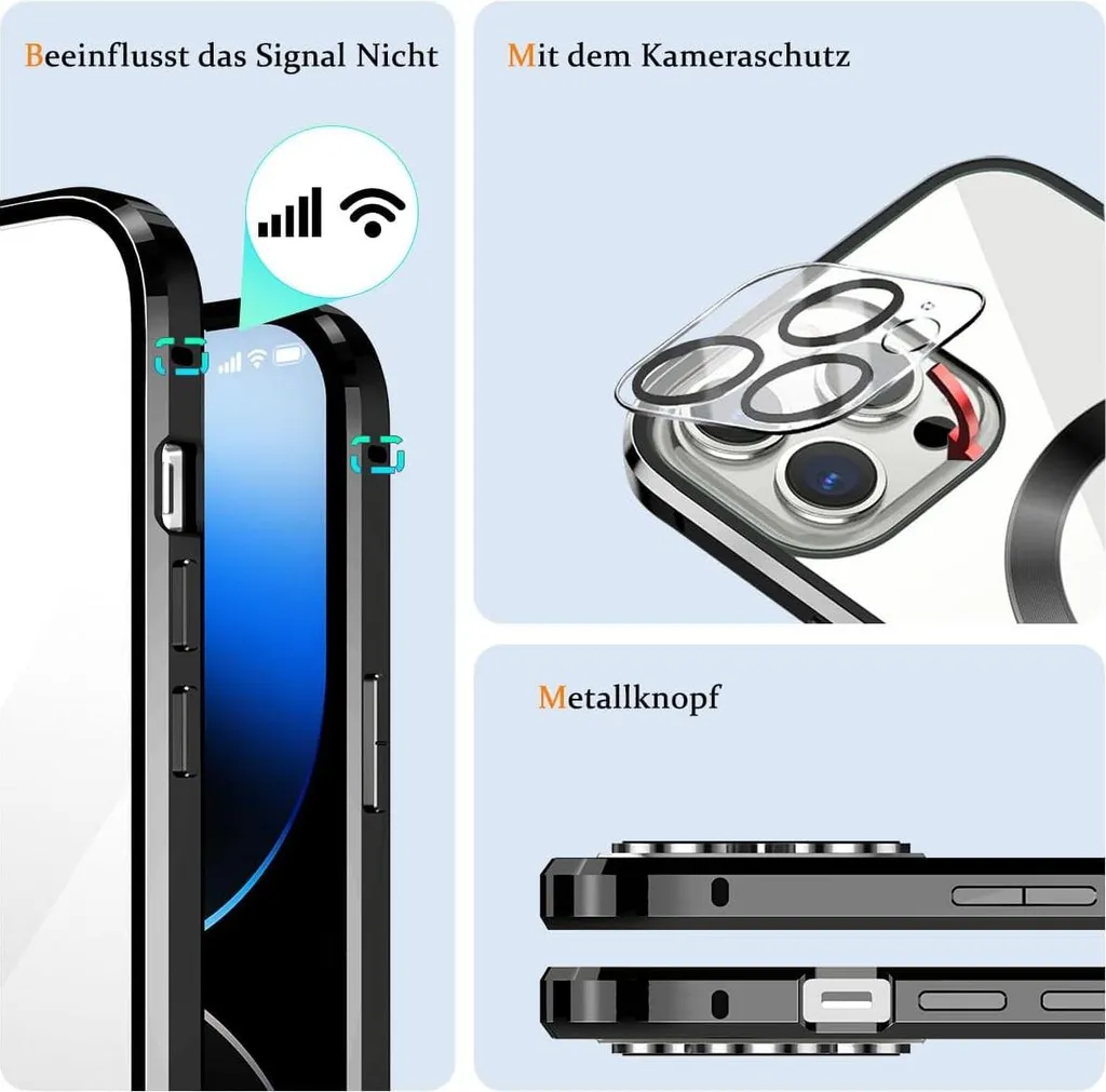 Protection 360° iPhone 13 Pro : Coque Intégrale avec Verre de Caméra