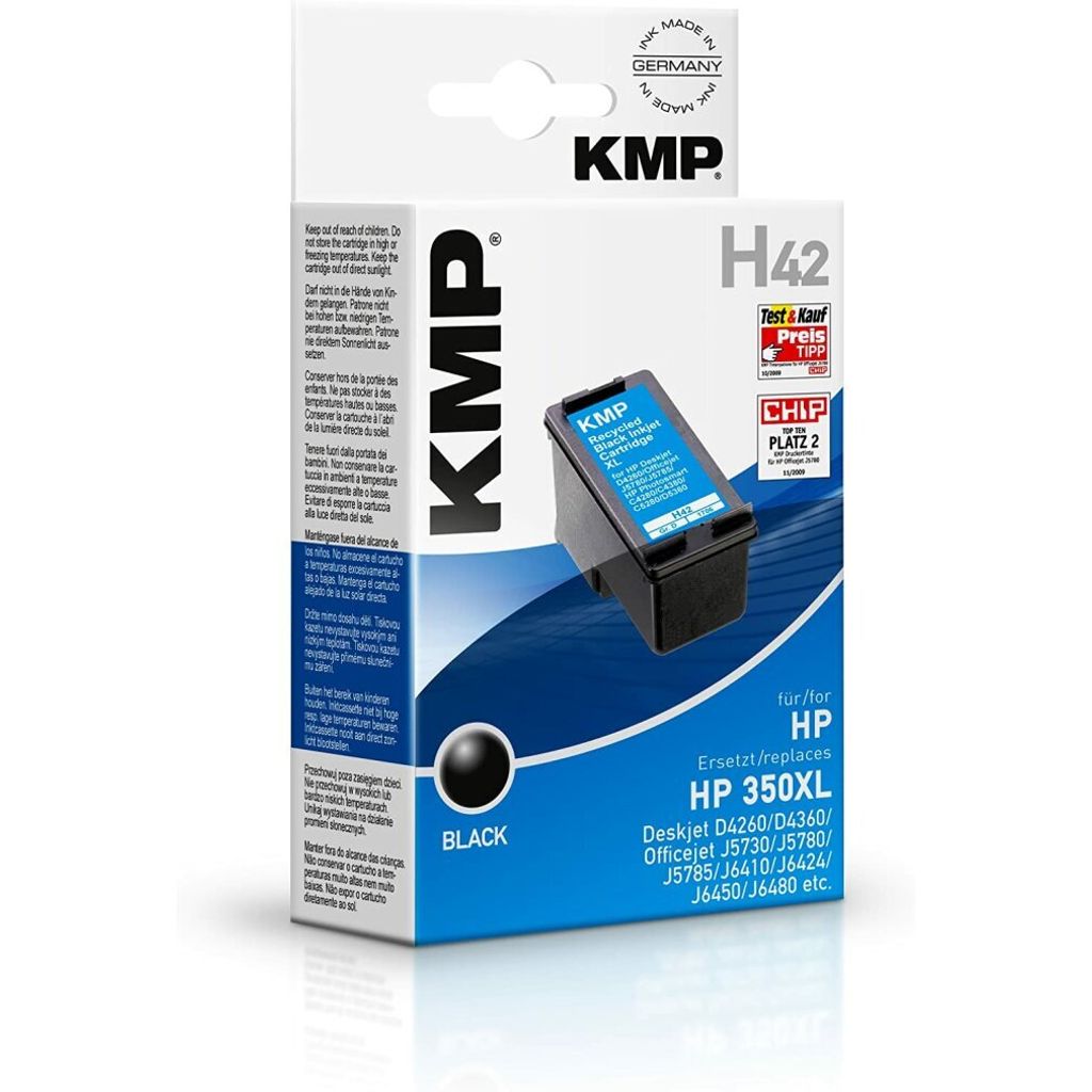 KMP 1706,4350 KMP H42 Tintenpatrone schwarz komp. mit HP Productafbeelding 