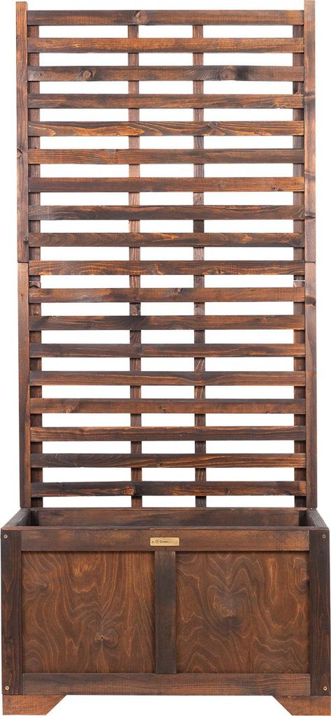 Greenspot Fioriera vintage con paravento 80x42x180cm Immagine del prodotto 