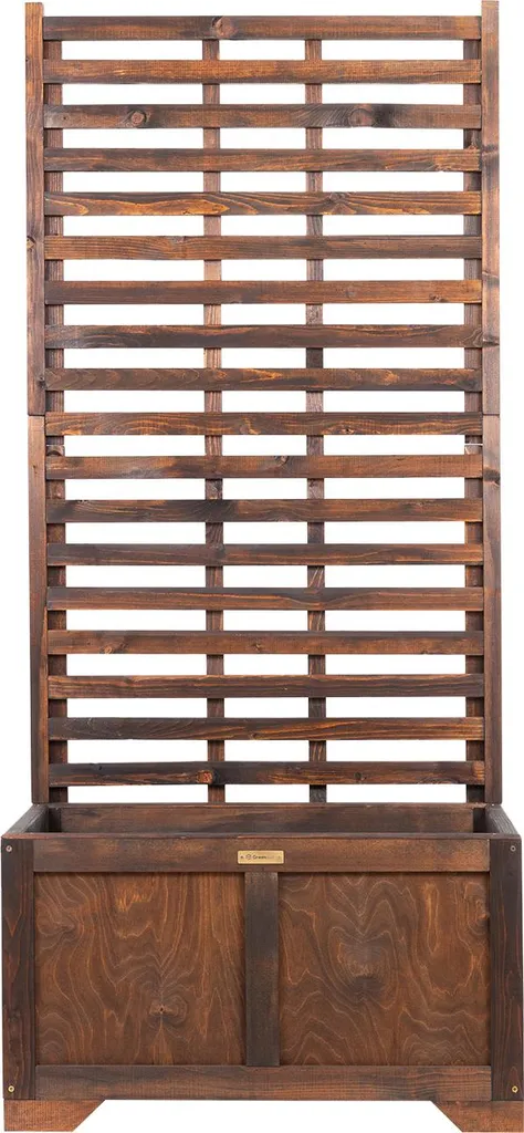 Séparation de Jardin 180cm Jardinière avec Écran Anti-Regard Rosewood