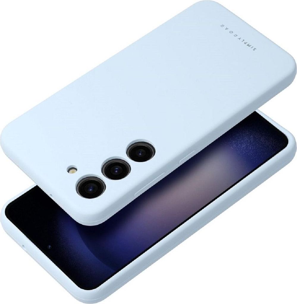 Hochwertige Silikon Handyhülle Bumper kompatibel mit iPhone 17 Pro Max Blau