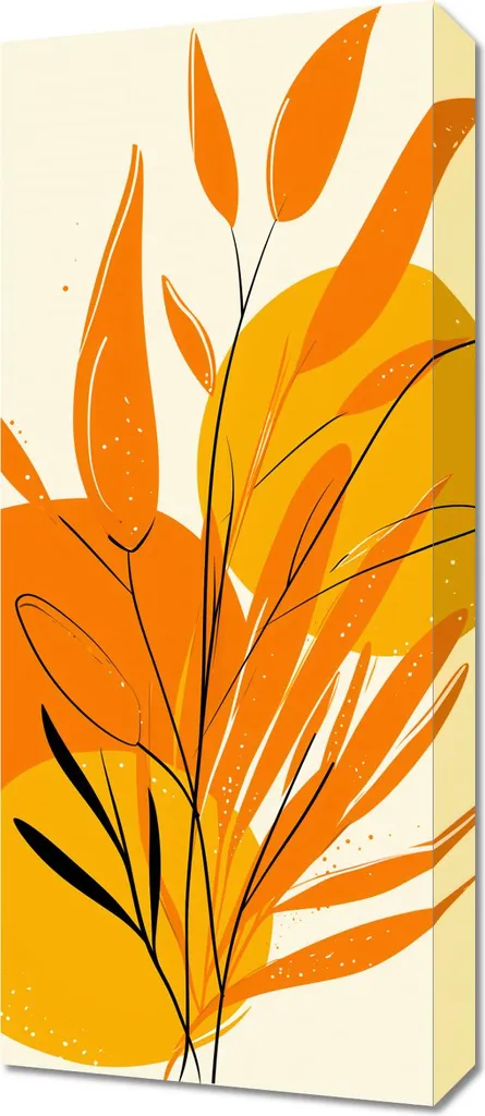 Image Déco 30 x 70 cm Vibration Estivale - Idéal pour Habiller un Mur