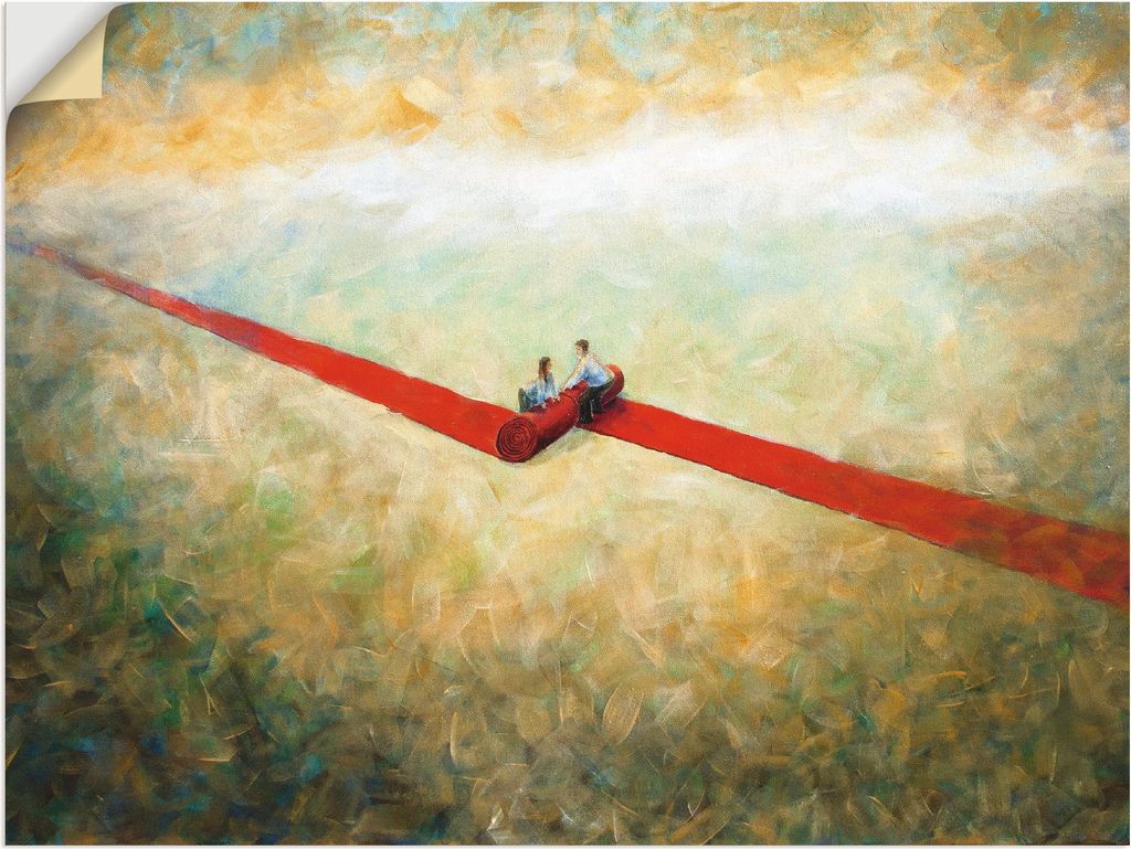 ARTland Wandbild, selbstklebend Begegnung Größe: 40x30 cm