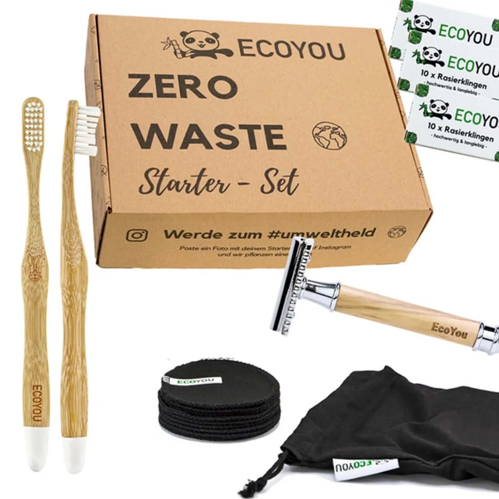 Kit salle de bain zéro déchet et accessoires de douche durables - 2