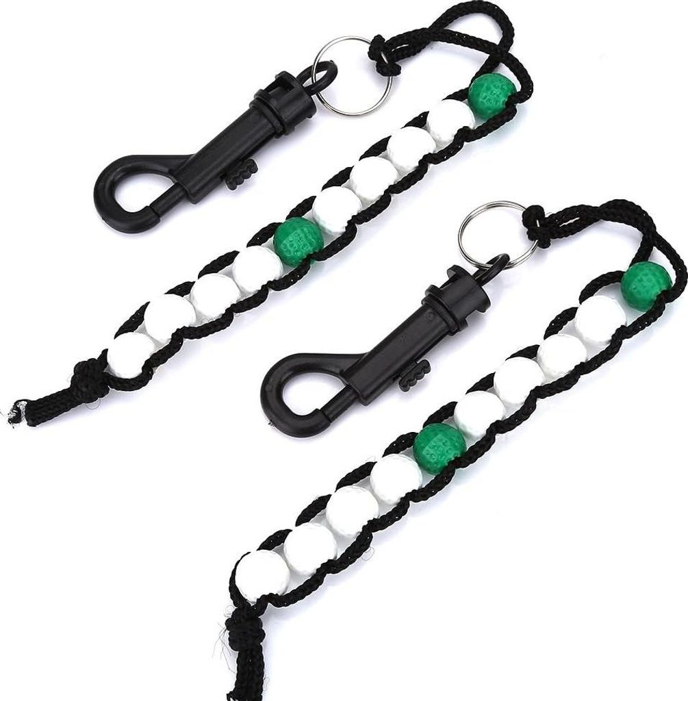 Diache Golfscorer - Teller Golfslagmeter und Golfbalscoreteller mit Clip - Geeignet für Golf, Schulen, Schiedsrichter und Clubs