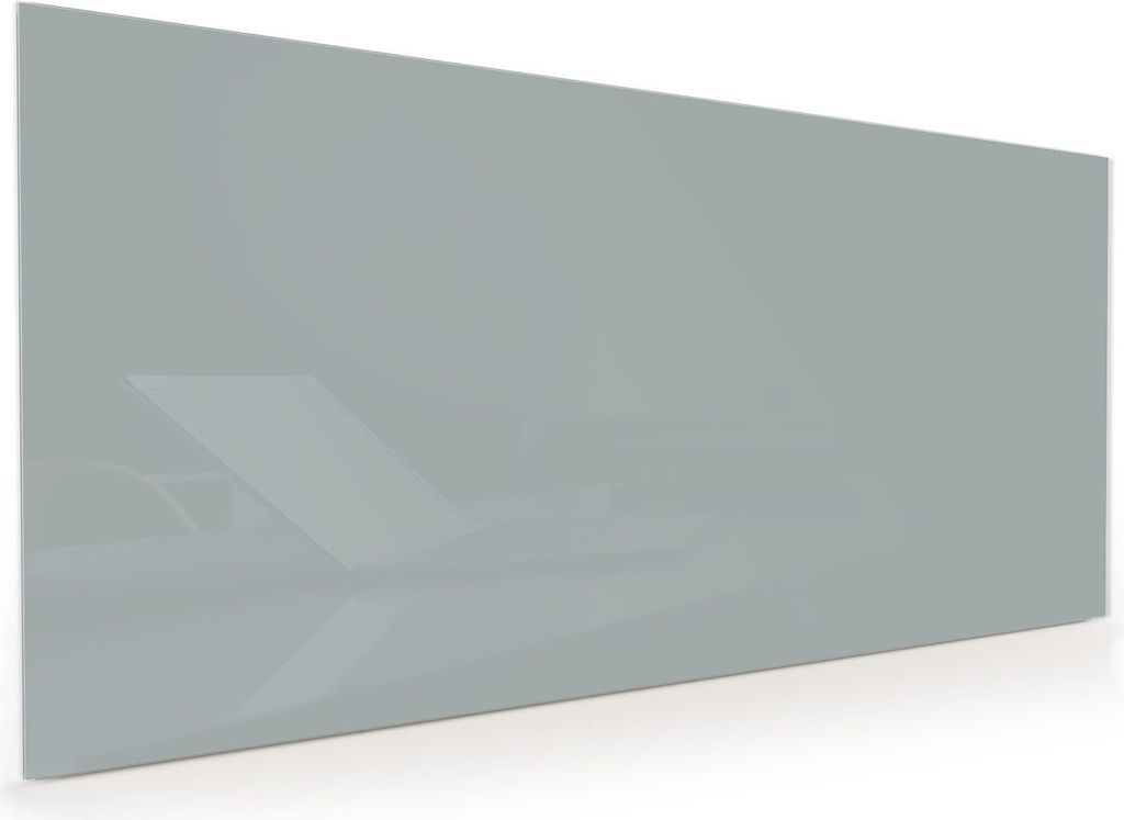 Küchenrückwand Spritzschutz Glas mit Motiv Grauer Hintergrund III 40 x 40 cm