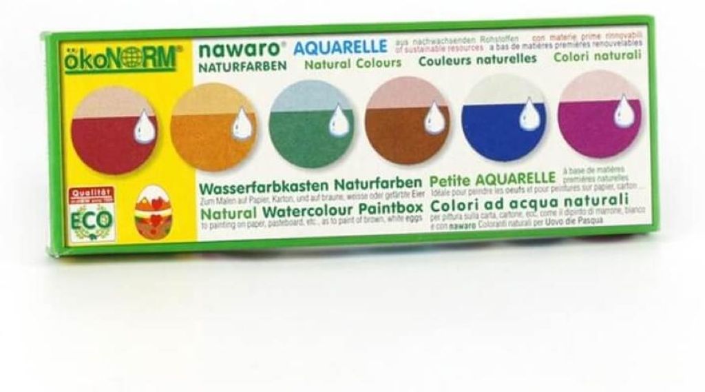 Scatola di acquerelli con colori naturali Immagine del prodotto 