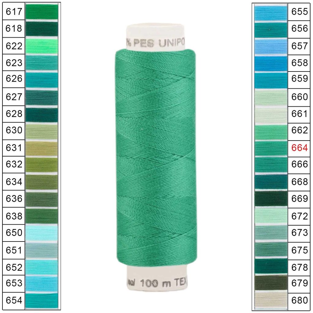 Nähgarn 100m Unipoly 120 Tex14x2 Polyester Nähfaden Produktbild 