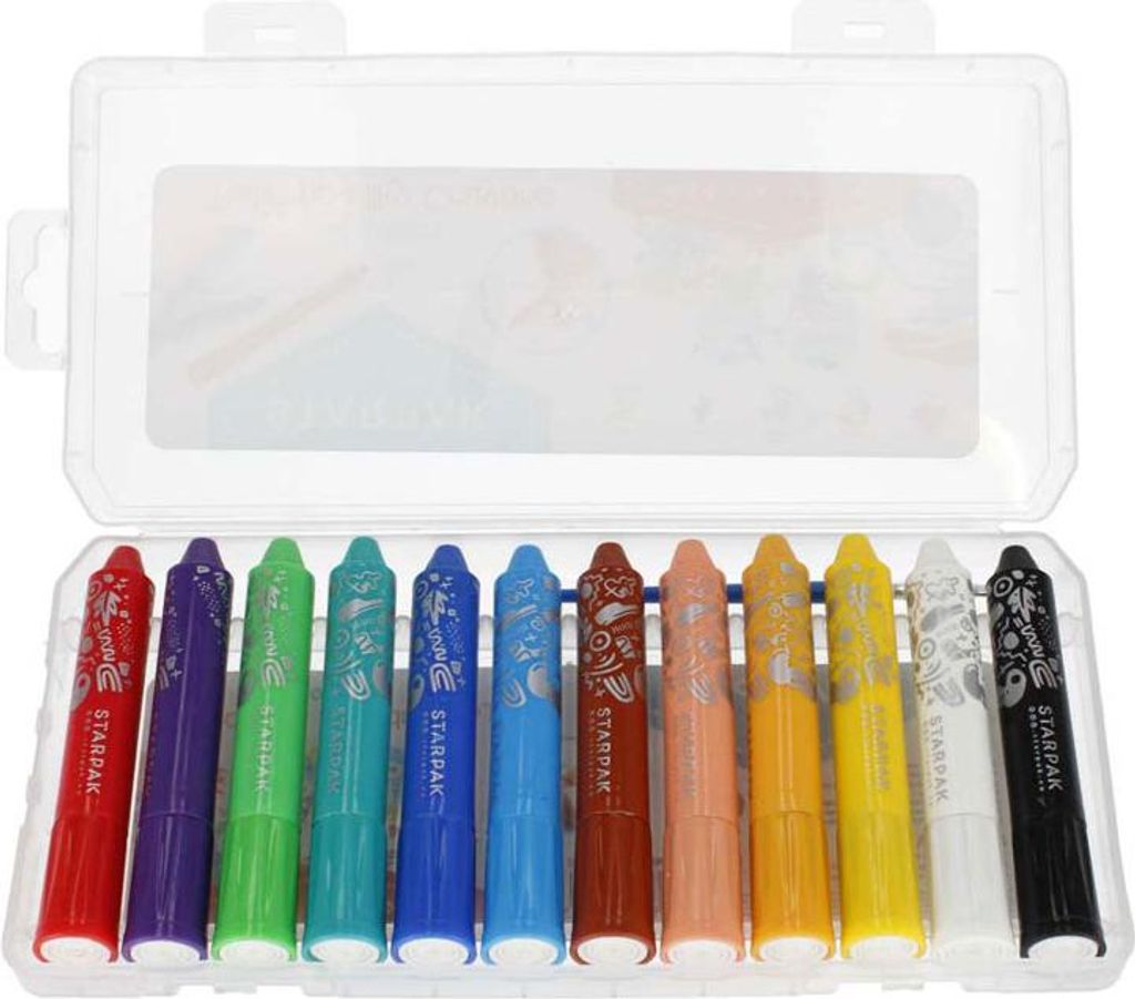 Drehbare seidenweiche Buntstifte, 12 Farben