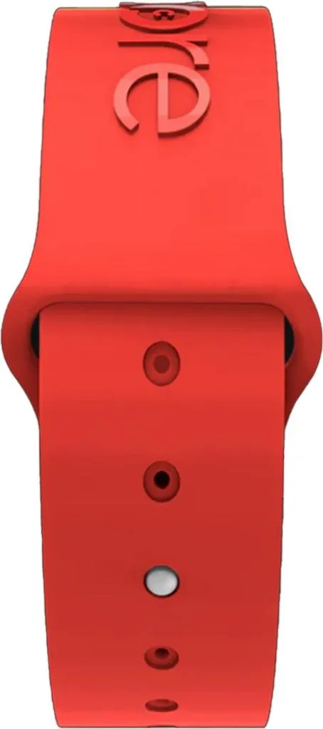Bracelet sport en silicone bleu néon S/M pour montre connectée et running