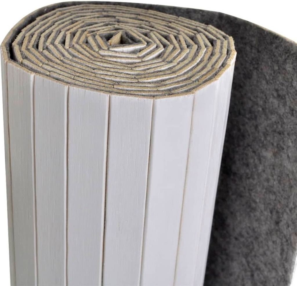 vidaXL Room Divider Bamboo White 250×165 cm Kaufland.cz