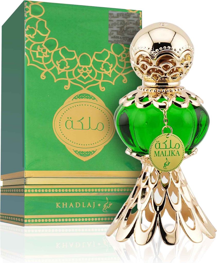 Khadlaj Malika Huile parfumée verte pour femmes 20 ml Image du produit 