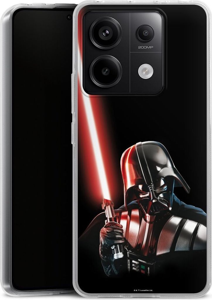 DeinDesign Handyhülle für Xiaomi Redmi Note 13 Pro 5G Silikon Hülle Case Smartphone Schutzhülle Darth Vader Fanartikel Star Wars