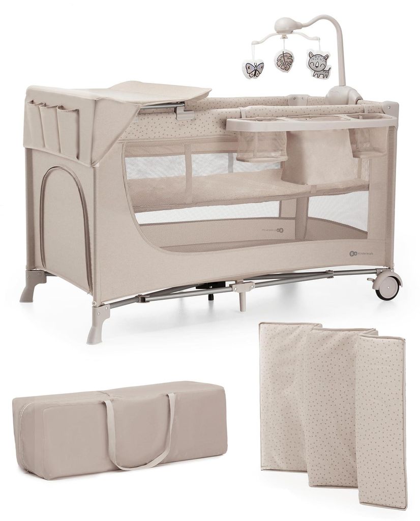 Lit de voyage KinderKraft JOY 2 BEIGE Image du produit 