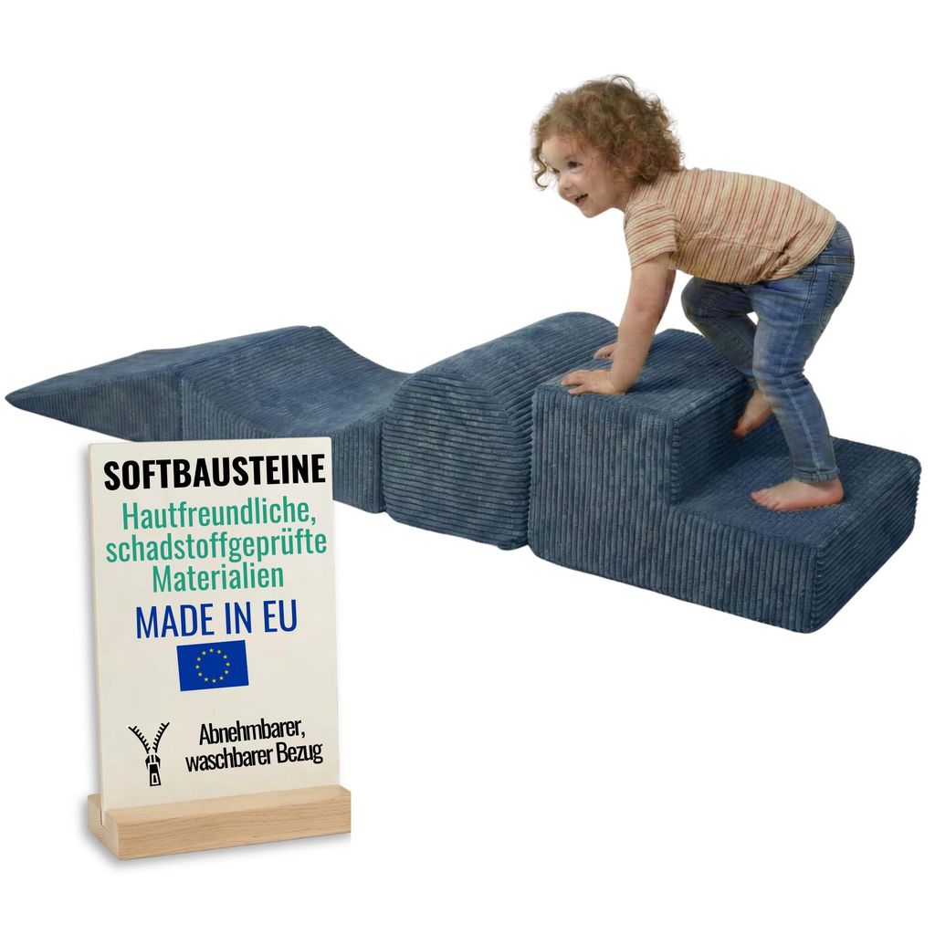 Pillows24 – Schaumstoff Bausteine Kinder aus Cord | Produktbild 