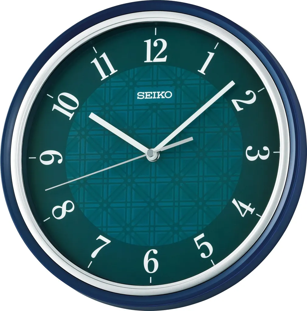 Horloge Seiko QHA016L à Quartz Bleu avec Chiffres Lisibles et Précision