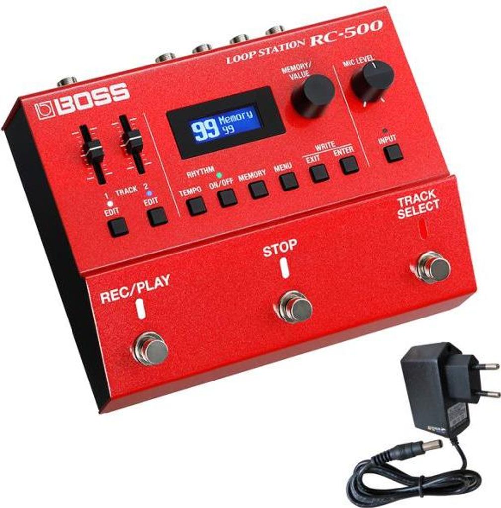 Boss RC-500 Looper Pedal mit 9V Netzteil