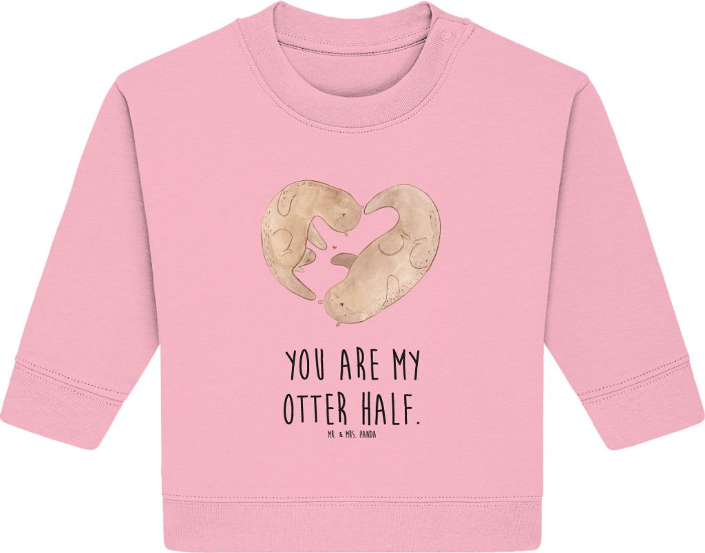 Mr. & Mrs. Panda Organic Baby Pullover Otter Herz 6. - 12. Produktbild 