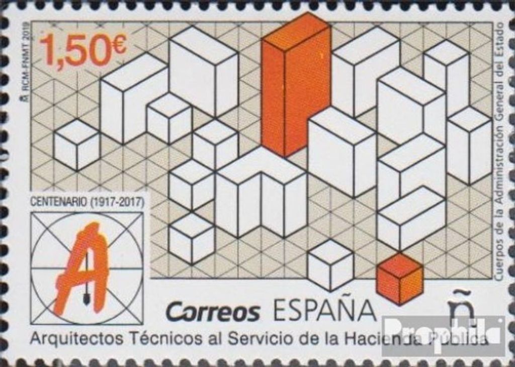 Briefmarken Spanien 2019 Mi 5335 (kompl.Ausg.) postfrisch Staatskörperschaften