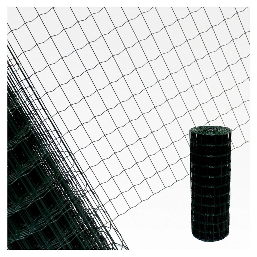 Gartenzaun 0,8x10 m Maschendrahtgitter mit Maschenweite 7,5x5 cm