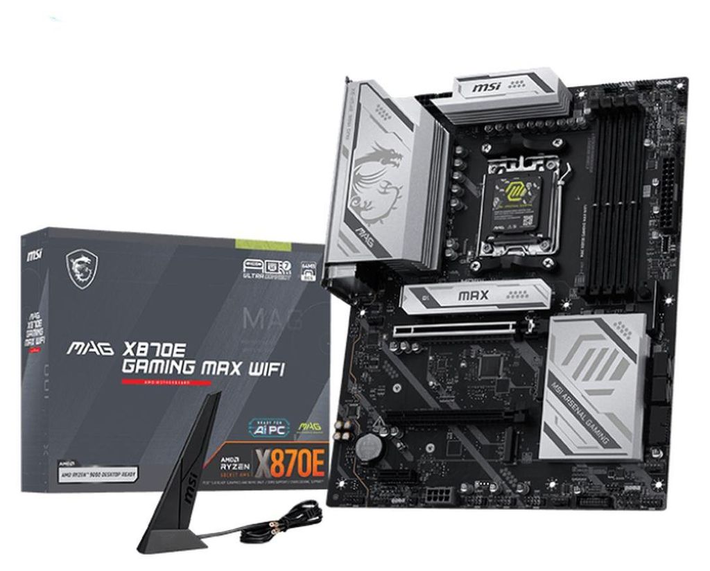 MSI MAG X870E GAMING MAX WIFI Motherboard AMD X870E Sockel AM5 ATX