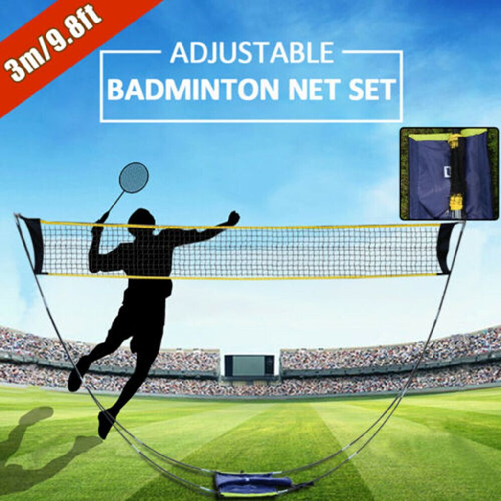 Tragbares Badminton-Tennis-Volleyball-Netzständer-Set Produktbild