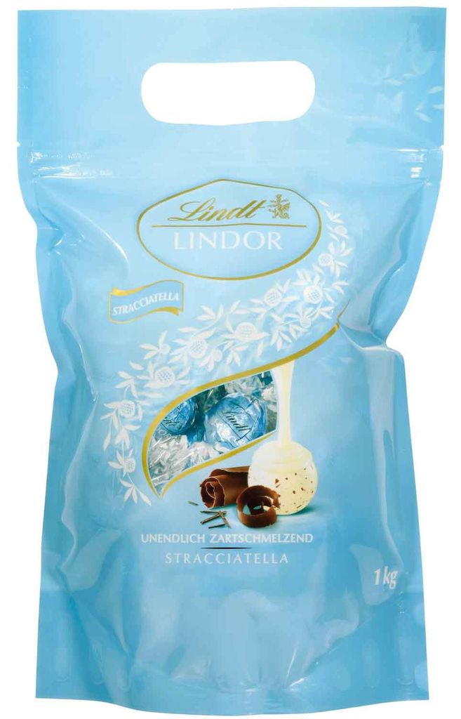 Lindt Lindor Kugeln Stracciatella 1kg Produktbild 