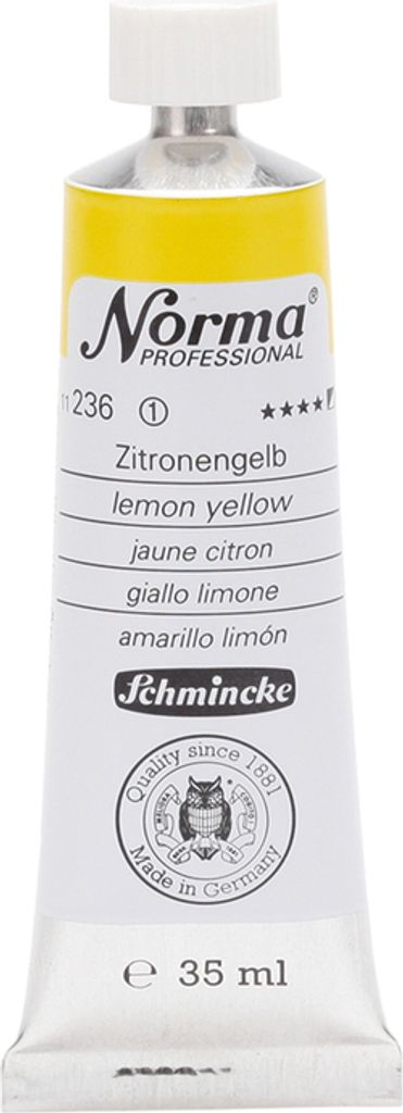 Schmincke 35ml Norma Professional Zitronengelb Öl 11 236 009