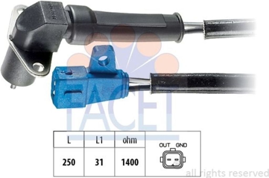 1 Impulsgeber, Kurbelwelle FACET 9.0006 Italy - OE Equivalent für ROVER