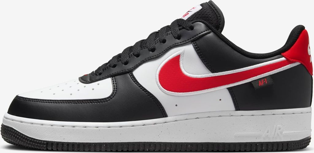 Nike Air Force 1 '07 Next Nature "Black University Red" Rot/Schwarz, Größe: 40,5