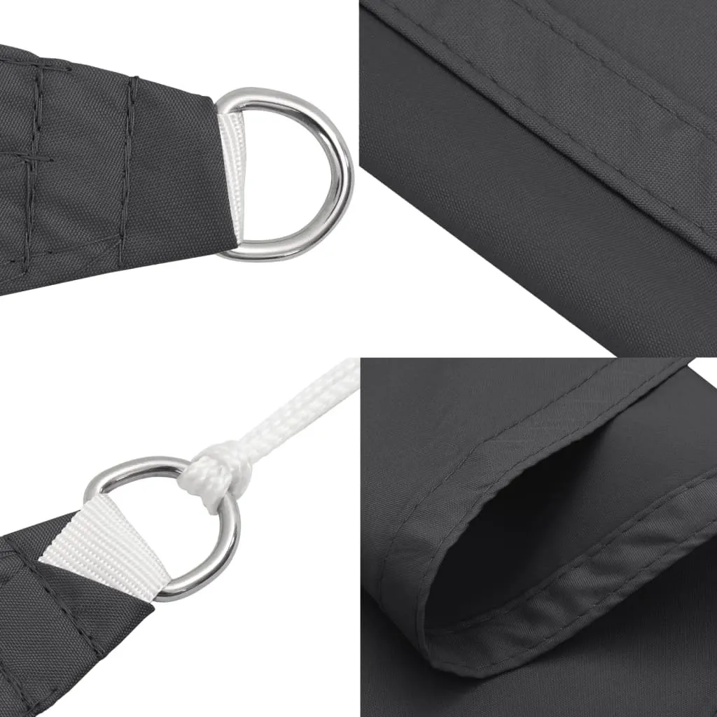 Maison Exclusive - Tenda da sole in tessuto Oxford quadrata 3,6x3,6 m antracite - 7