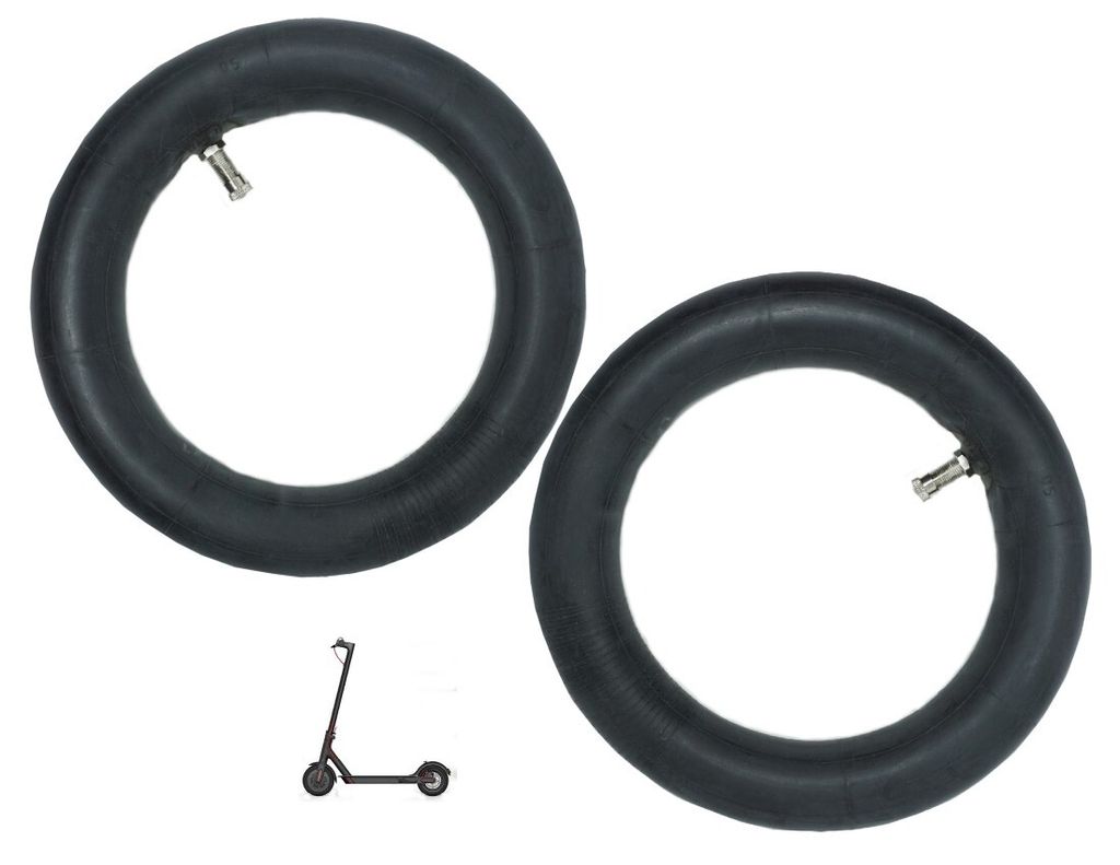 2x Elektroroller Schlauch 8,5 / 8 1/2 Zoll AV-Ventil 22mm Pro2 Xiaomi E Scooter Mijia M365